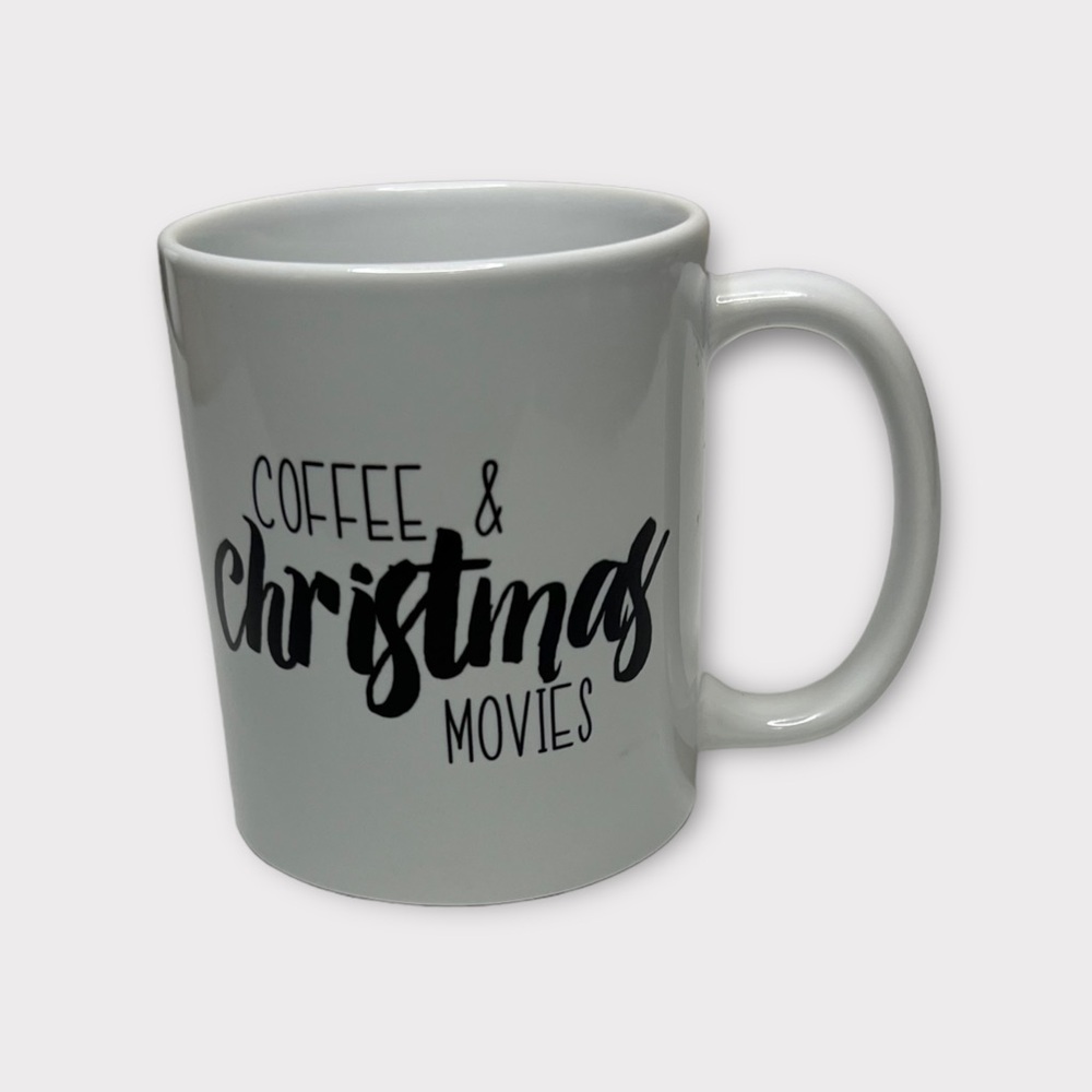 Coffee & Christmas Movies Coffee Mug White